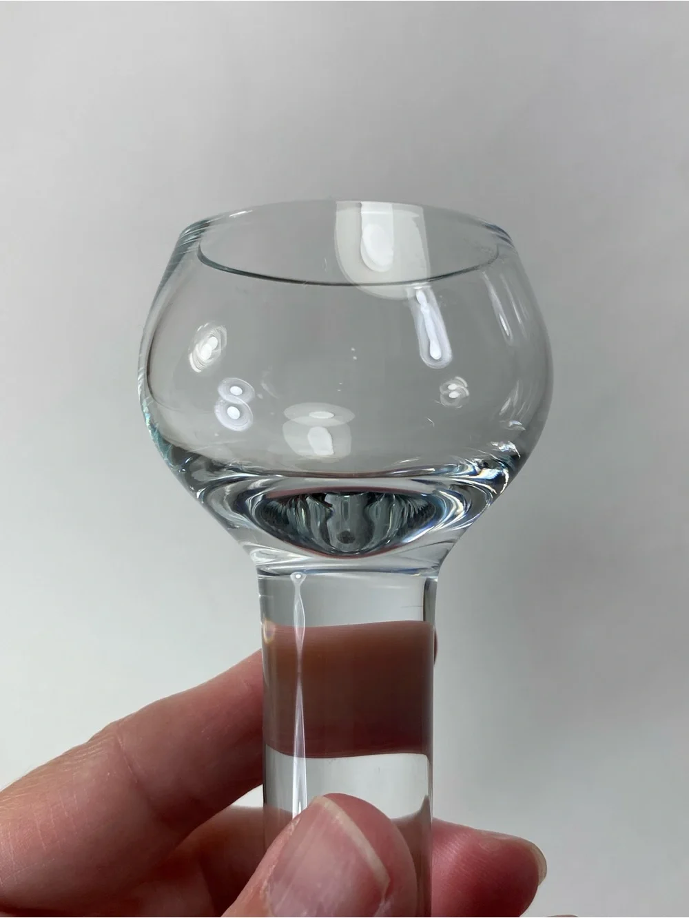 Set 4 Norwegian Linie Aquavit MCM Mid Century Modern Clear Glass Shot Glasses